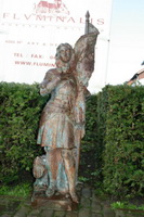 St.Jeanne D Arc Statue en CAST IRON, France 19th century