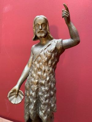 St. Joannes Baptist en Cast Iron, France 19th century