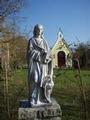 St. Johannes Statue en CAST IRON, France 19th century