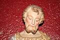 St. Joseph Statue en Terra-Cotta polychrome, France 19th century ( anno 1880 )