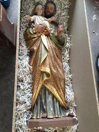 1  St. Joseph Statue By Mayer Munich. Delivery For Vatican City 2015.