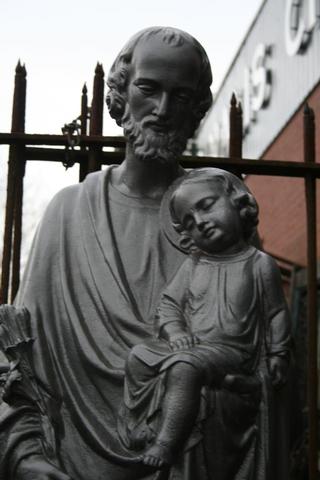 1  St Joseph Statue. Measures Base: 40 Cm W. X 35 Cm D.