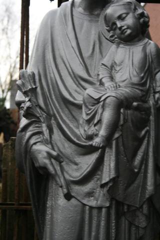 1  St Joseph Statue. Measures Base: 40 Cm W. X 35 Cm D.