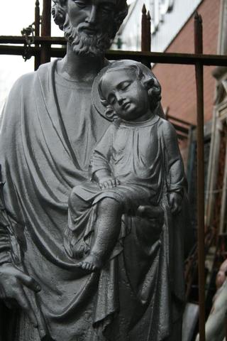 1  St Joseph Statue. Measures Base: 40 Cm W. X 35 Cm D.