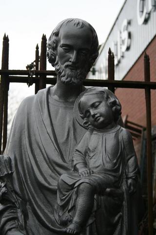 1  St Joseph Statue. Measures Base: 40 Cm W. X 35 Cm D.