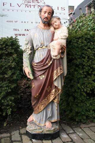 1  St. Joseph Statue With Child