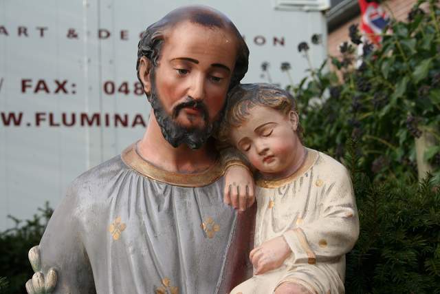 1  St. Joseph Statue With Child