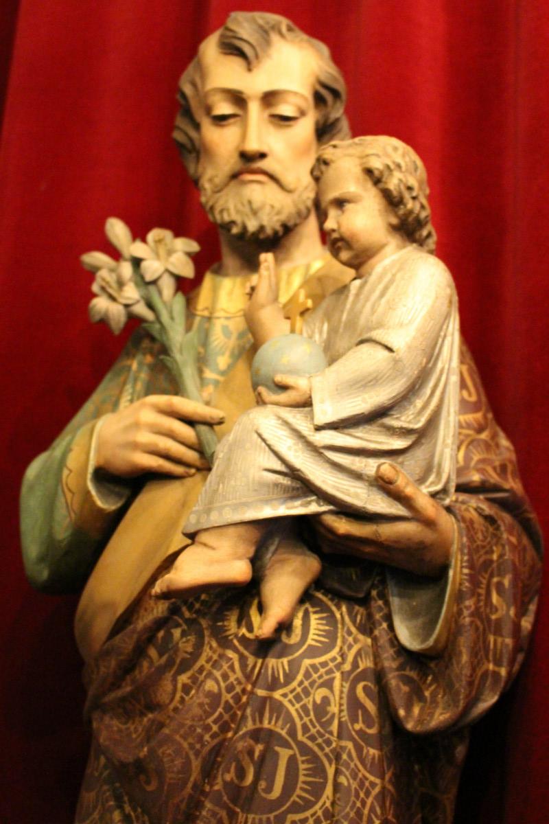 1  St. Joseph Statue With Child