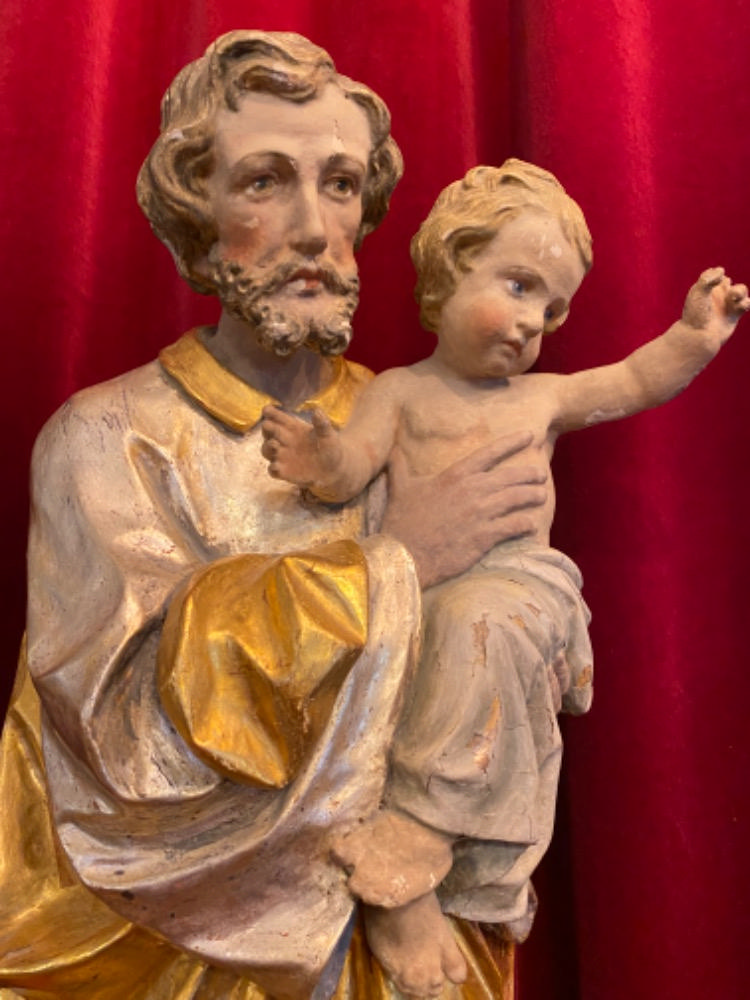 1  St. Joseph With Child Statue