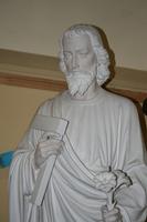 St. Jozef Statue en Sandstone, Dutch 19 th century