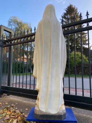 St. Mary Lourdes Statue en Terra - Cotta , France 19 th century