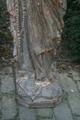 St. Mary Lourdes Statue en CAST IRON, France 19th century ( anno 1910 )