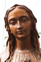 St. Mary Statue en wood oak, Dutch 19 th century