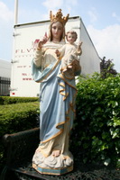 St. Mary Statue en TERRA - COTTA, FRANCE 19th Century
