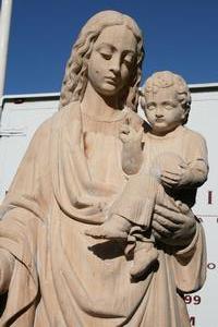 St. Mary Statue en Wood, Dutch 19th century