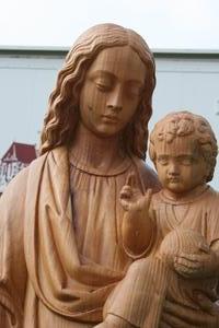 St. Mary Statue en Wood, Dutch 19th century