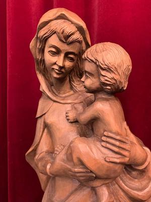 St. Mary With Child en Wood, Southern Germany 20th Century