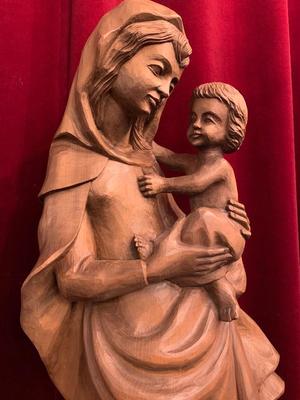 St. Mary With Child en Wood, Southern Germany 20th Century