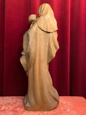 St. Mary With Child en Wood, Southern Germany 20th Century