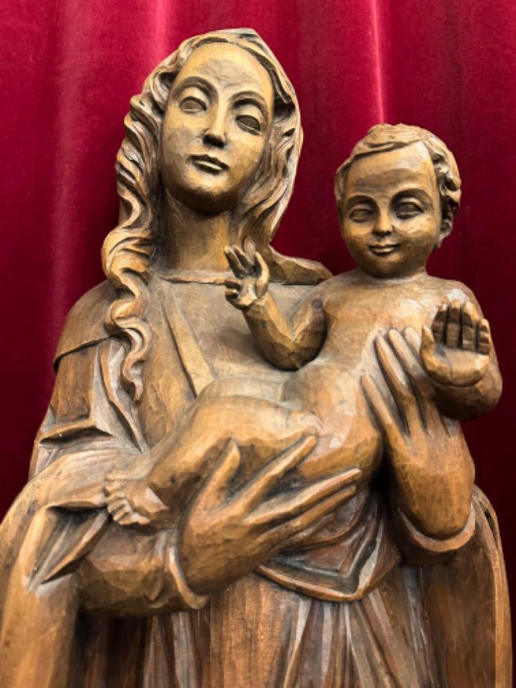 1  St. Mary With Child Sculpture.