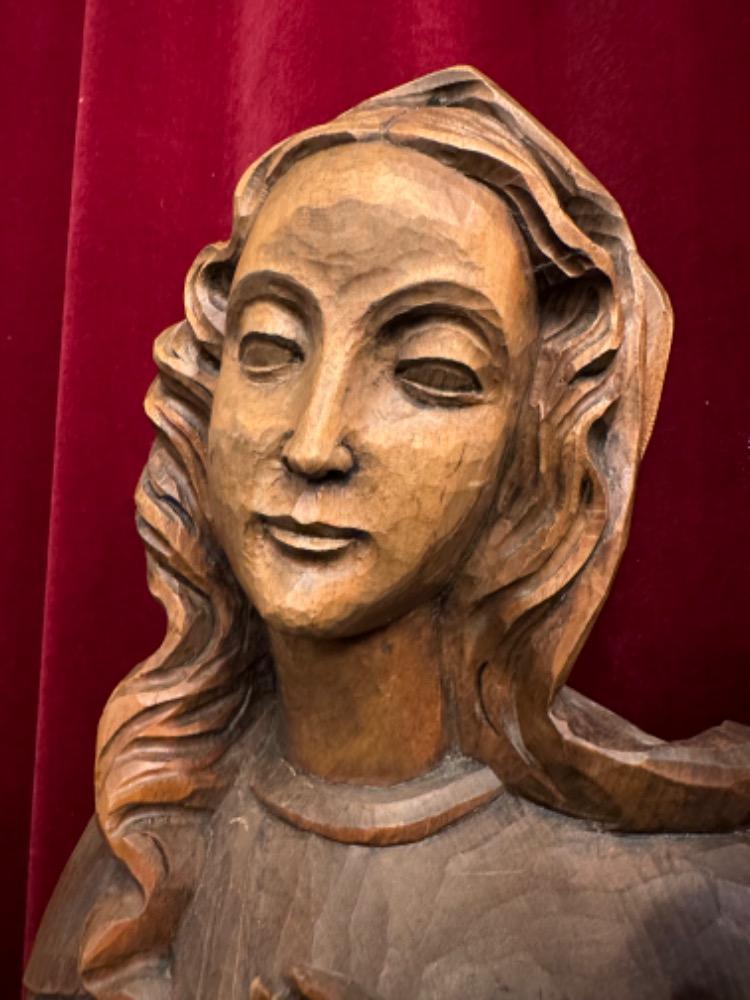 1  St. Mary With Child Sculpture.