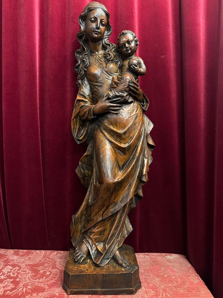 1  St. Mary With Child Sculpture.