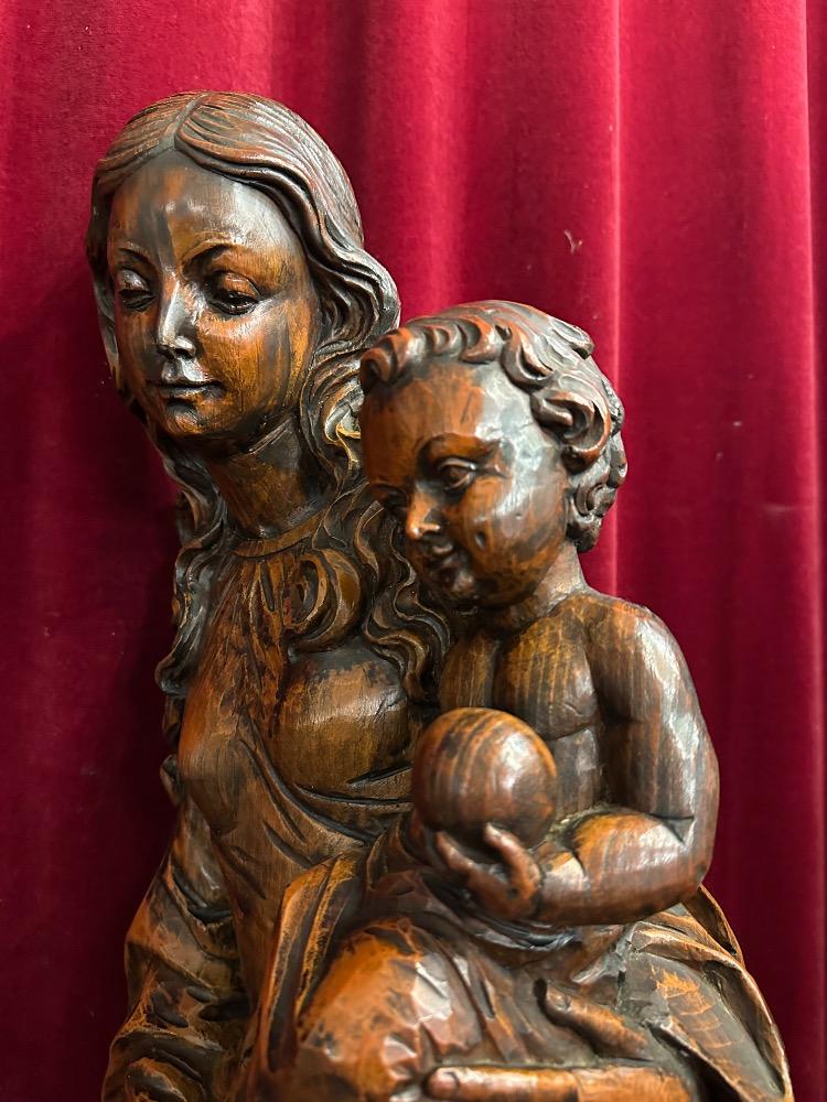 1  St. Mary With Child Sculpture.