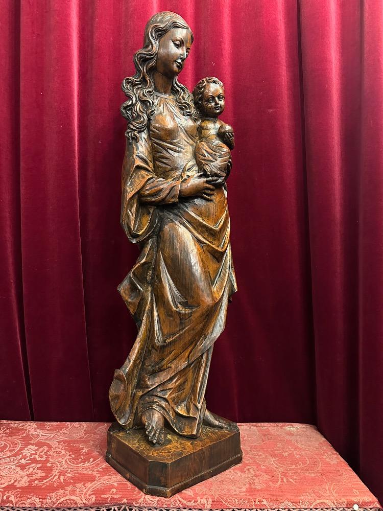1  St. Mary With Child Sculpture.