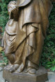 St Mattheus Statue en CAST IRON, France 19th century