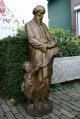 St Mattheus Statue en CAST IRON, France 19th century