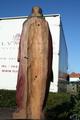 St. Paulus Statue en hand-carved wood oak polychrome, Germany 19th century