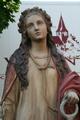 St. Philomena Statue en PLASTER POLYCHROME, France 19th century