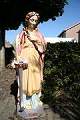 St. Philomena Statue en Terra-Cotta polychrome, France 19 th century