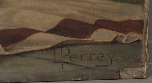 1  St.Ursula On Her Deathbed Painting Louis Justin Maurice Perrey (1856-1904) Expected !