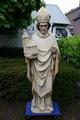 St. Willibrordus / St. Servatius Statue en wood polychrome, Dutch 19th century