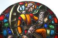 Stainded Glass Window en glass, Dutch 19th century