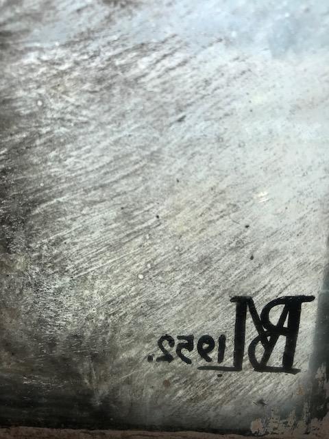 1  Stainded Glass Window. St. Joseph & Child Some Restoration Needed.