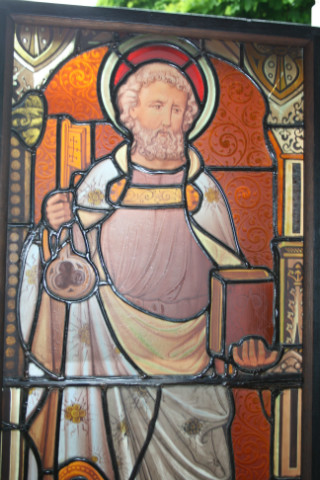 1  Stainded Glass Window. St. Peter