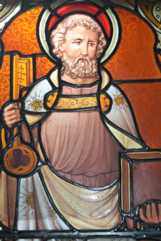 1  Stainded Glass Window. St. Peter