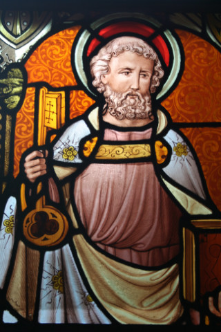 1  Stainded Glass Window. St. Peter