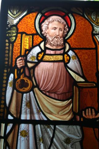 1  Stainded Glass Window. St. Peter