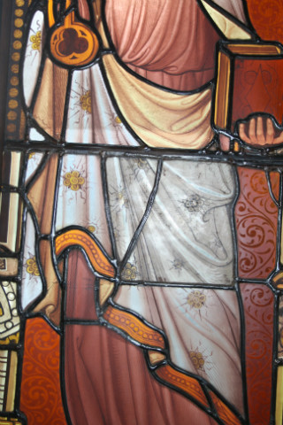 1  Stainded Glass Window. St. Peter