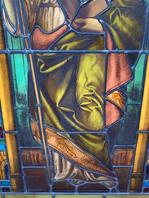 Stained Glass Window en Glass, Dutch 20th century ( 1910 )