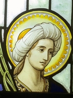 Stained Glass Window en glass, Belgium 19th century