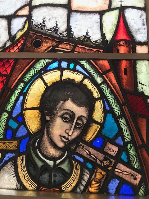 1  Stained Glass Window. St. Aloysius Restoration Needed
