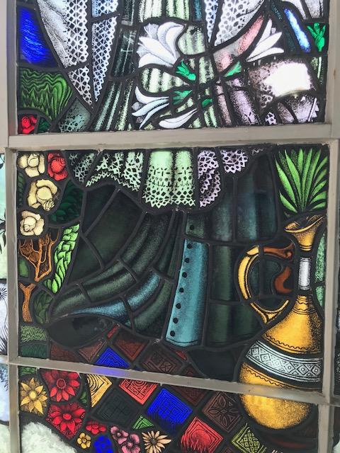 1  Stained Glass Window. St. Aloysius Restoration Needed