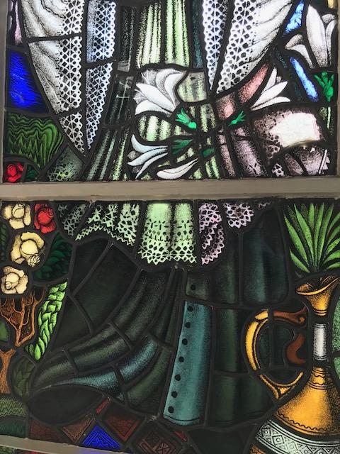 1  Stained Glass Window. St. Aloysius Restoration Needed