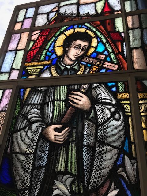 1  Stained Glass Window. St. Aloysius Restoration Needed