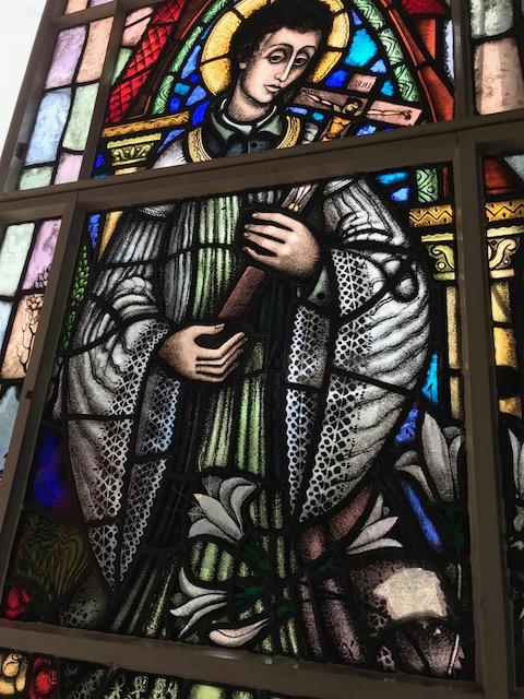 1  Stained Glass Window. St. Aloysius Restoration Needed