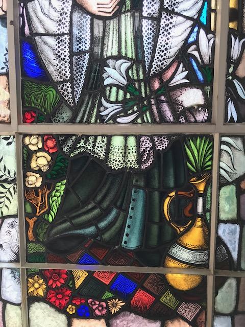 1  Stained Glass Window. St. Aloysius Restoration Needed